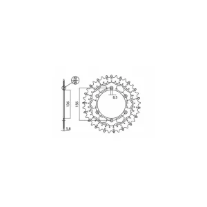 Pinion spate Works Z Steel Natural Super ofertă