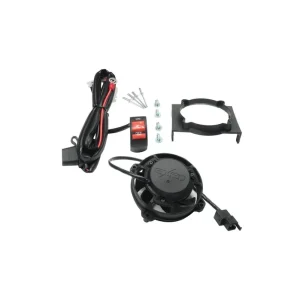 Piese EXED® – Kit cu ventilator radiator Exed și suport de montare pentru SHERCO, cu comutator ON/OFF Expediere rapidă