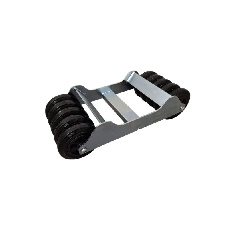 Carucior pentru roti defecte, galvanizat, cu 10 roți, rezistență maximă 1500 kg Cumpără online