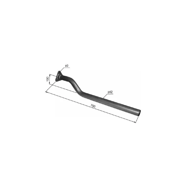 ȚEAVĂ SUPORT APĂRĂTOARE ÎNDOITĂ FI 42 x 750 MM Plată securizată