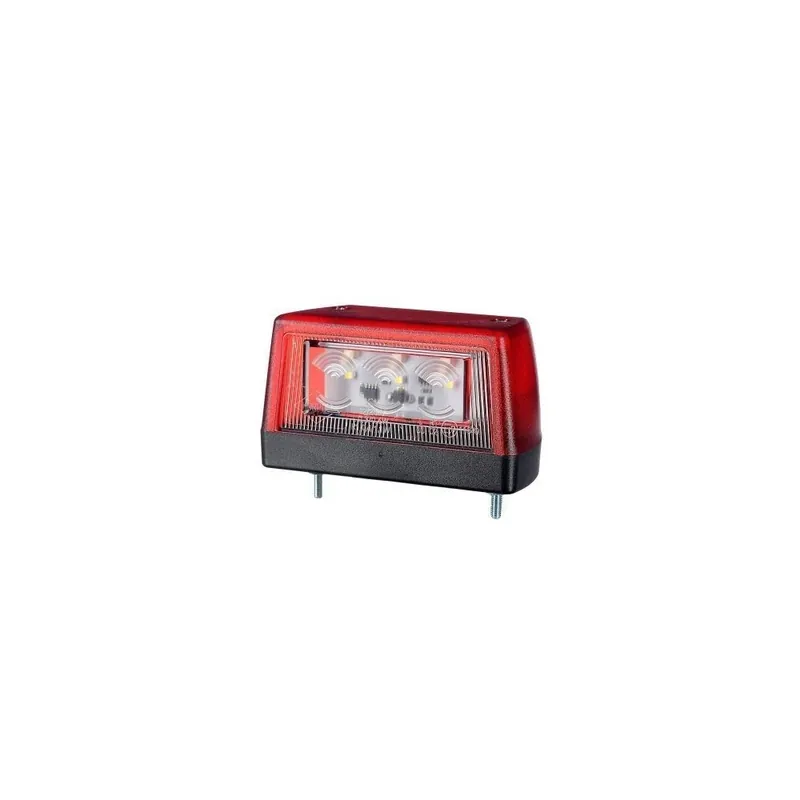 Plată sigură Lumină de înmatriculare + lumină de poziție LED 12/24