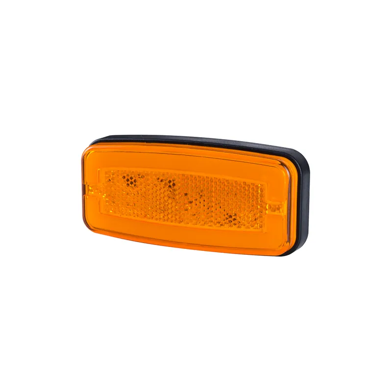 Lampă de marker LED portocalie Horpol, cablu 12/24V, 0,5 m Nu rata