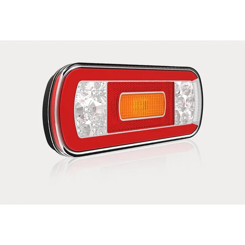 LAMPĂ SPATE LED UNIVERSALĂ 12-36V 6 FUNCȚII CU LAMPĂ DE MARȘARIER, LAMPĂ TRANSPARENTĂ, CABLU 1 M Reducere