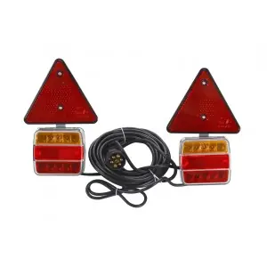 Promoție Set stopuri LED cu magnet + triunghi + cablu 7.5 M L1855-B