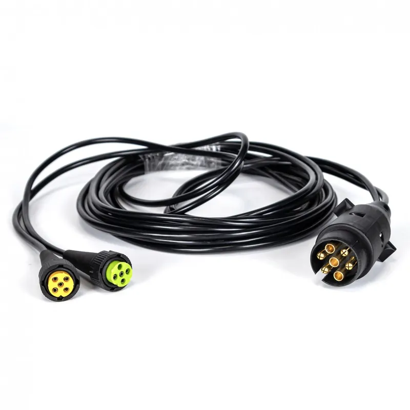Cel mai bun preț Instalatie electrica remorca Trailer platforma transport auto 4.5 M, stecher 7 PINI/2×5 PINI E1506