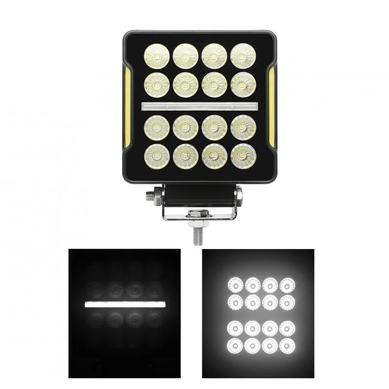 Bestseller Lampa de lucru patrata 16xLED + banda LED pe mijloc L0181