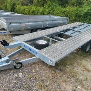 Trailer auto Boro Niewiadow drept Mars 4,5M, 2 axe, 3,5T Lichidare de stoc