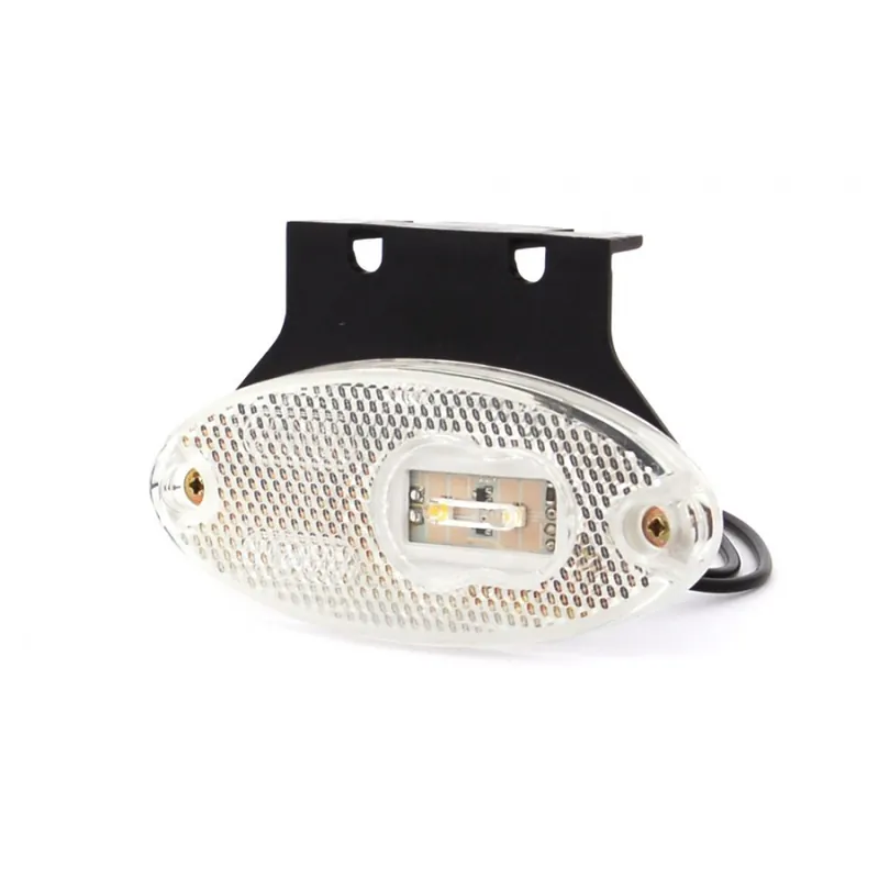 Mai ieftin Gabarit alb oval (BORO) cu cablu si LED L5186W