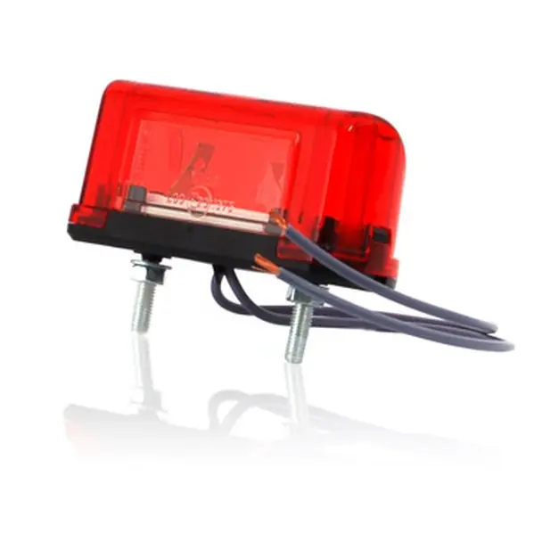 Lampa numar fara bec rosie cu fir 344 W53Z Retur gratuit