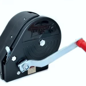Troliu manual Dragon Winch 25 cu carcasa, cablu de otel Preț mic
