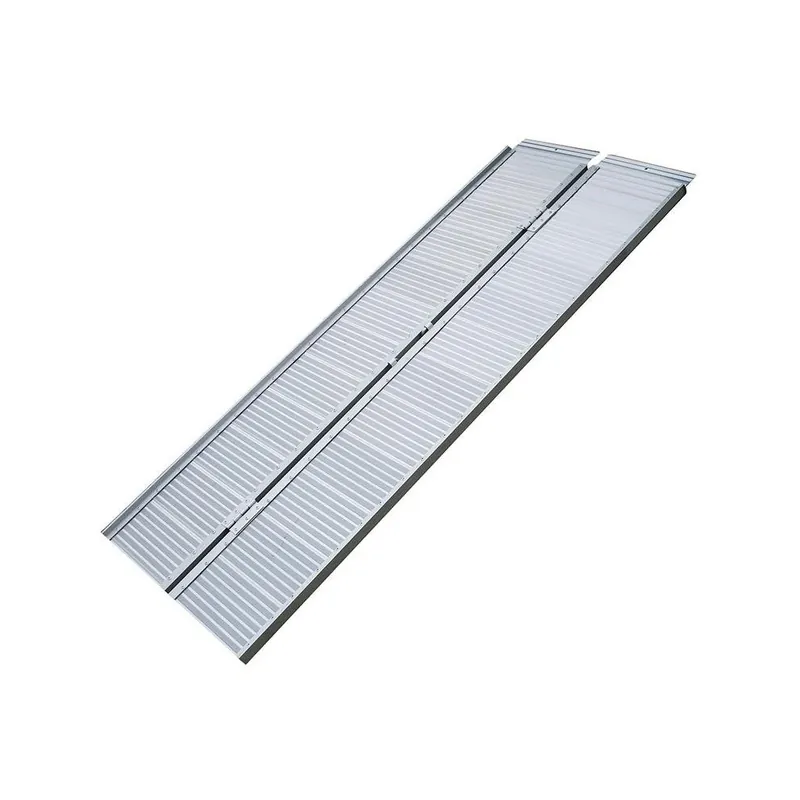 Cel mai vândut Rampă pliabilă din aluminiu pentru scaun cu rotile 122x73cm, capacitate de încărcare 270kg