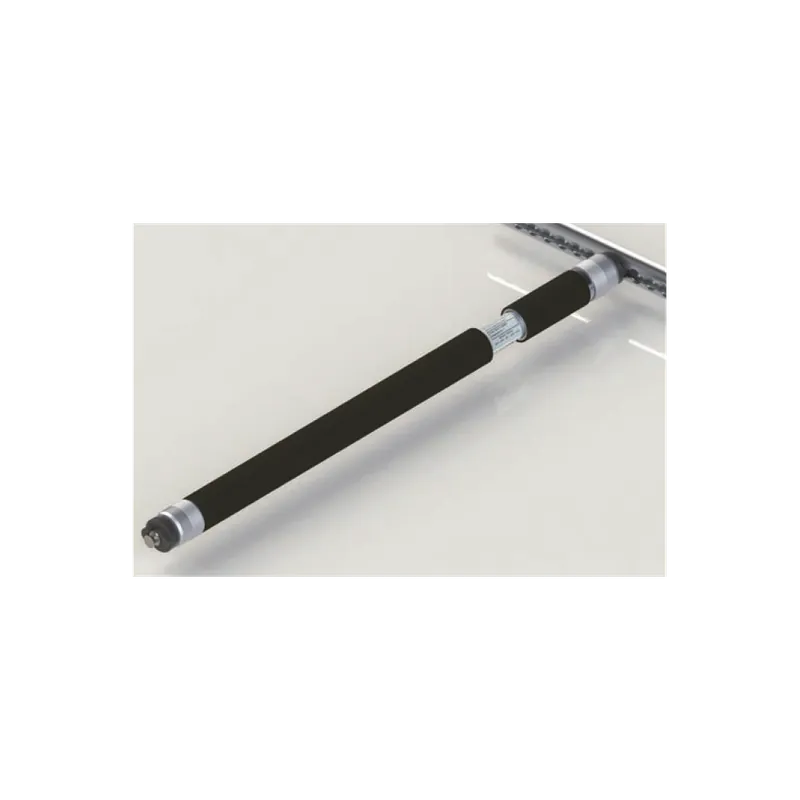 Bară telescopică de despărțire din aluminiu AIRLINE 1100-1660 mm, acoperire PVC neagră Reducere de preț