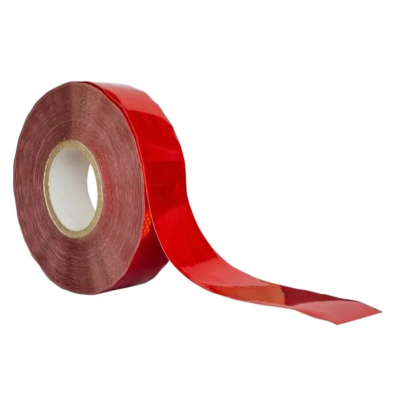 Bandă adezivă roșie contur, rolă 44 m/50 mm, plină Noutate