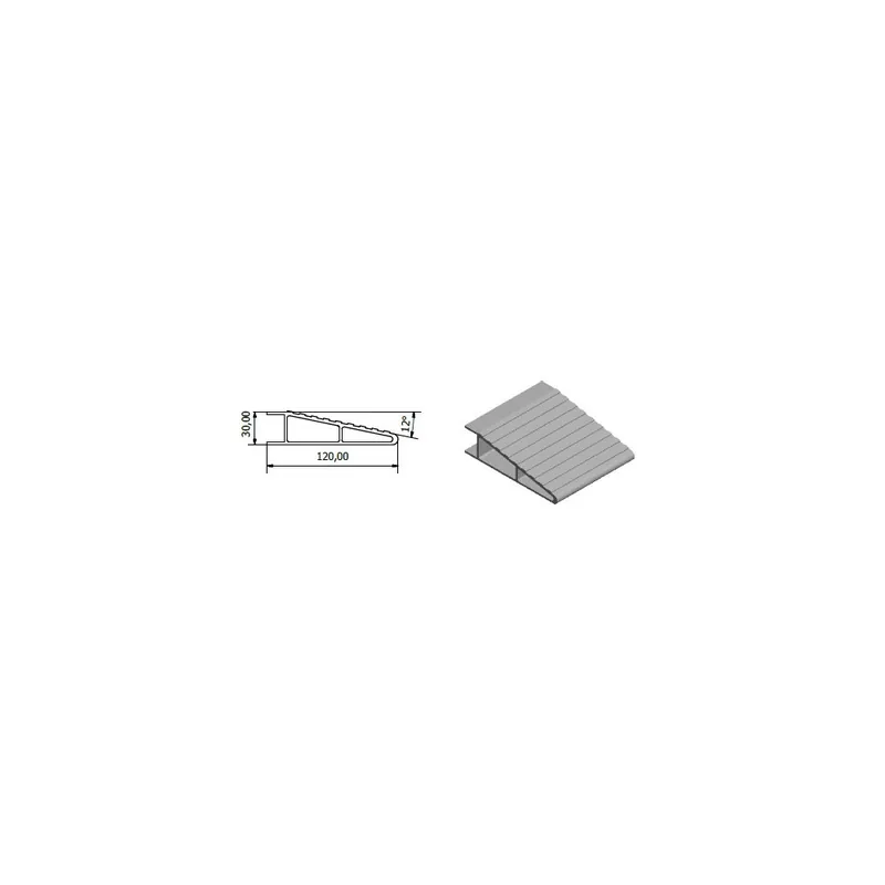 Profil Alu Care capat (codita) 120 mm 4310 mm Mai ieftin