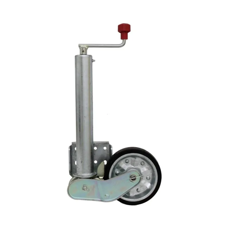 Reducere de preț Roată de susținere pliabilă, țeavă FI60x4mm, L-470mm, capacitate portantă 500 kg
