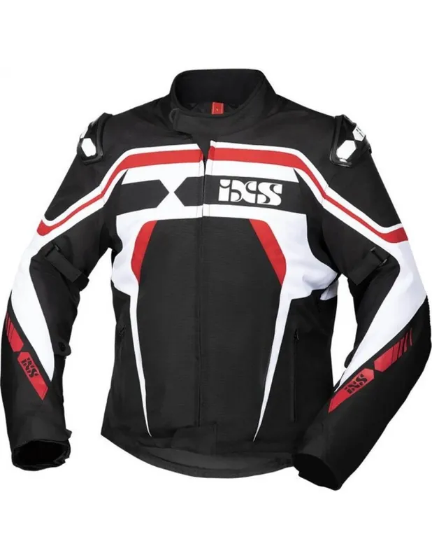 Ultima șansă IXS SPORT JACKET RS-700-ST BLACK-WHITE-RED S