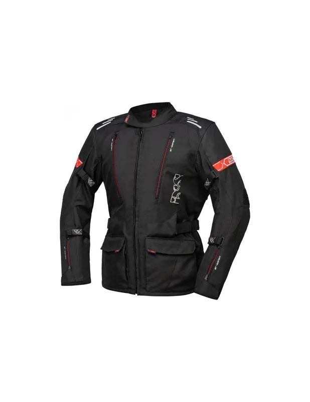 IXS TOUR JACKET LORIN-ST BLACK-RED S Preț promoțional
