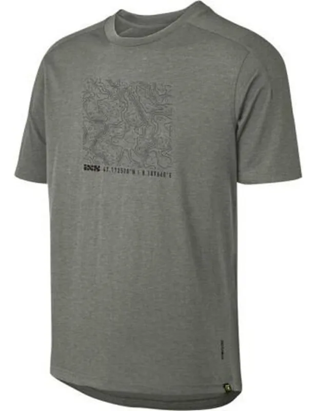 Ieftin IXS IXS BLUZA FLOW CONTOUR TECH TEE GRI INCHIS L - IX-JER-1354-206-L
