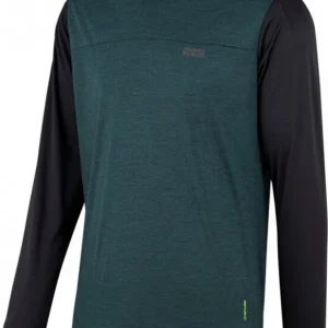 IXS IXS BLUZA FLOW X LONG SLEEVE JERSEY EVERGLADE/NEGRU M - IX-JER-1370-2143-M Disponibil imediat