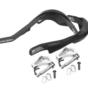 Set protectii maini enduro cu insertie de aluminiu, negru Chilipir