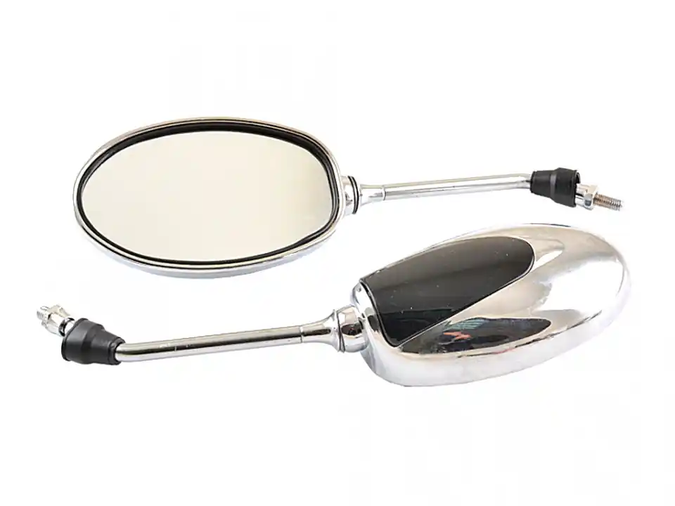 Livrare expres Set oglinzi negru-crom M8