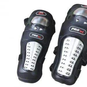 Ofertă Set protectii moto, genunchiere si cotiere negru-argintiu, Revo, adulti