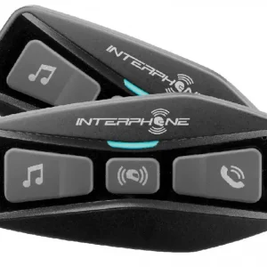 Sistem comunicare moto Intercom INTERPHONE U-COM 2 Twin Pack Cumpără online