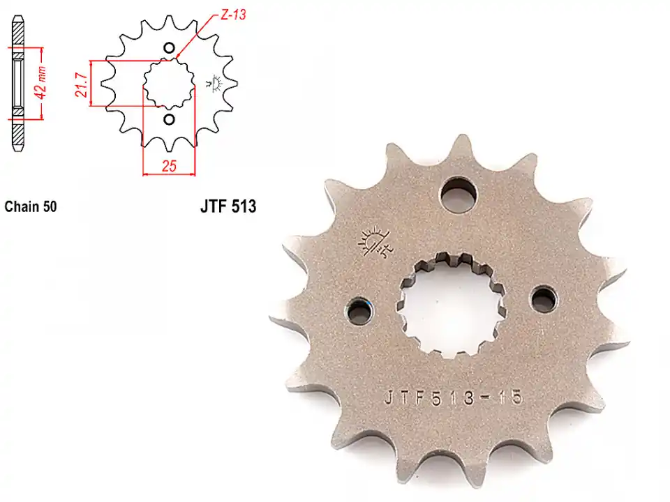 Premium Pinion transmisie fata 530/15T, JTF513