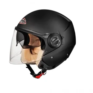 Casca scuter SMK COOPER MAT BLACK GL200, marimea XL Premium