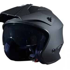 Casca scuter TRENDY T-001, negru mat, marimea L Cel mai bun preț