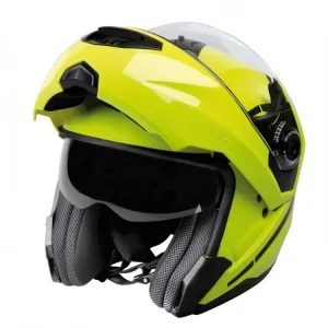 Casca moto flip-up, Galben Lampa, Mărimea S Ofertă de sezon