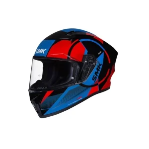 Casca moto integrala SMK STELLAR FARO, culoare gri+albastru+rosu marimea XS, SMK0110/24/GL236/XS Ultima șansă