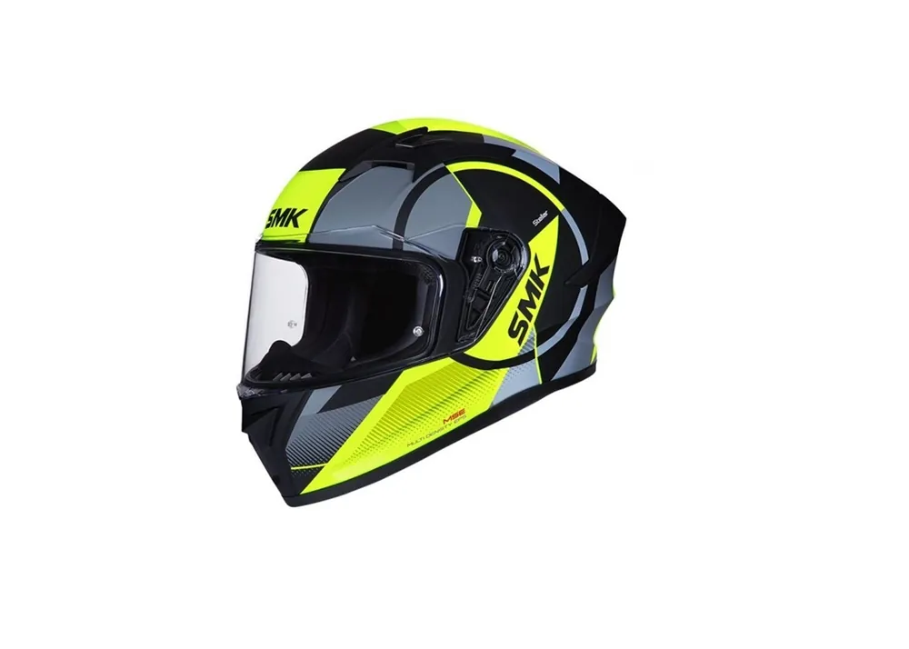 Casca moto integrala SMK STELLAR FARO, culoare GRI+GALBEN marimea S, SMK0110/24/GL264/S Bestseller