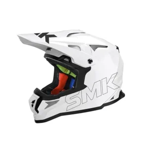 Plată sigură Casca moto off-road SMK ALLTERRA, alba, marimea XL, unisex, SMK0117/24/GL120/XL