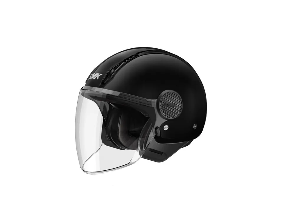 Casca moto open face SMK LAMINAR SOLID, NEAGRA marimea S, unisex, SMK0120/GL200/S Ofertă limitată